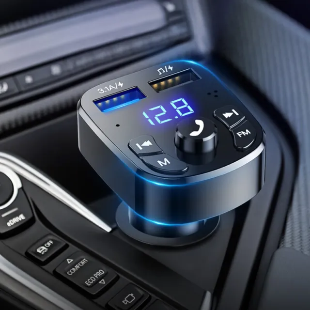 Premier BTVENT+ Bluetooth FM Transmitter Hands Free Car Kit Vent