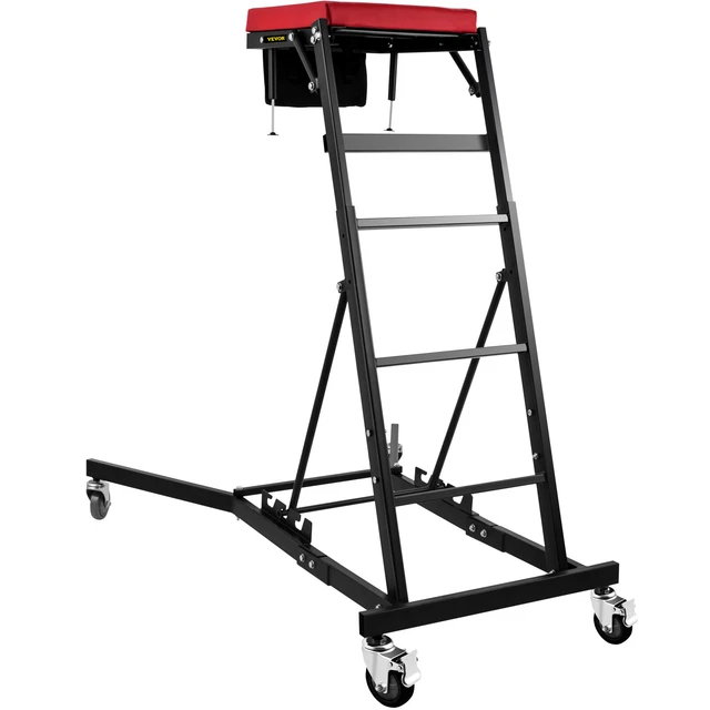VEVOR Sommier Surélevé Mécanicien Atelier Repliable Chariot de Viste 3 Hauteurs