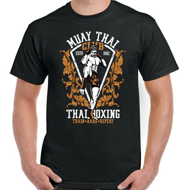 Muay Tailandese T-Shirt UFC Mma Arti Marziali Palestra Top Tigre Guanti Fighter