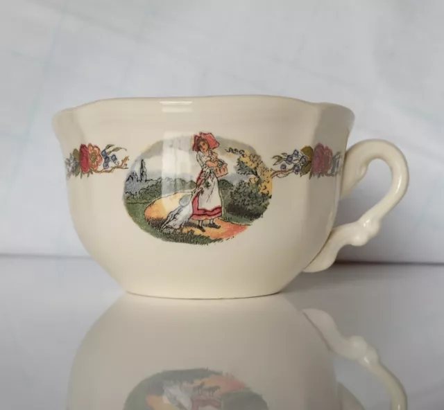 Tasse À Dejeuner Thé Sarreguemines D&V Decor Alsacienne Tbe