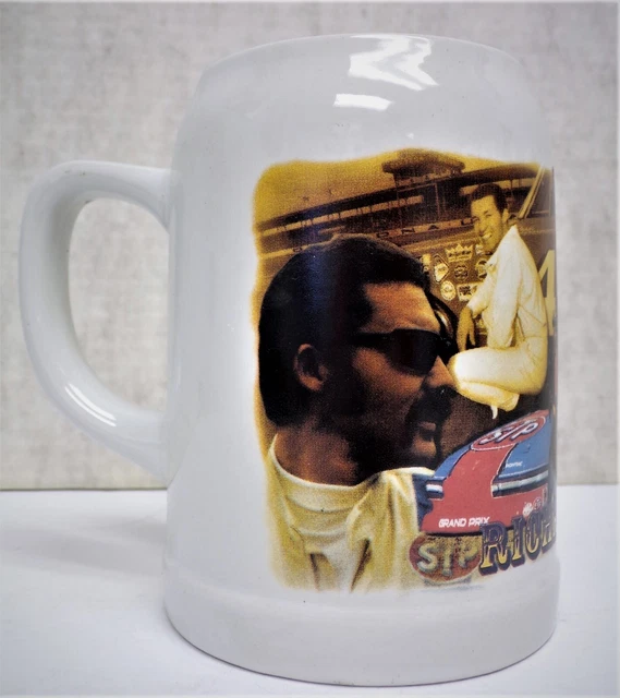 Vintage Richard Petty Carolina Souvenir Caffè Stein Boccale Coppa 040423WT