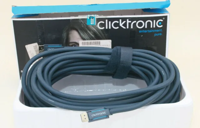 Clicktronic 70717 - Display Port Kabel  20 m blau / L2