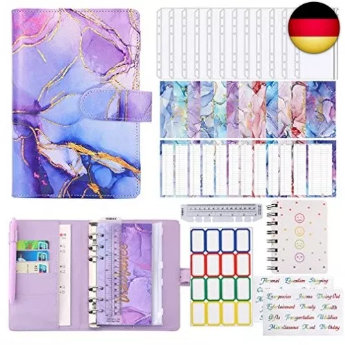 Budget planner,budget binder A6 Notizbuch,budgetplaner geld organizer