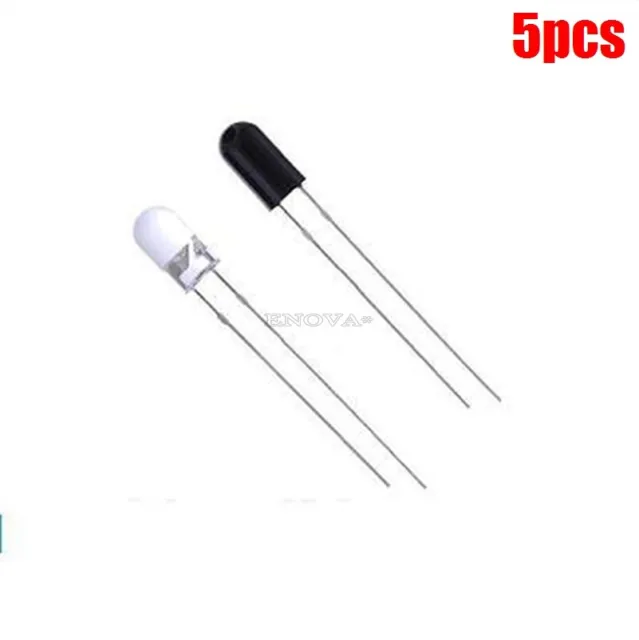 10Pcs Diode 5Mm 940Nm Leds Infrared Emitter/Ir Receiver 5Pairs Ic New wl
