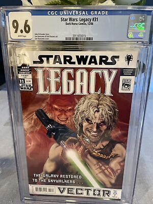 Star Wars Legacy #31 Cgc 9.6 The Galaxy Restored To Skywalkers 2008