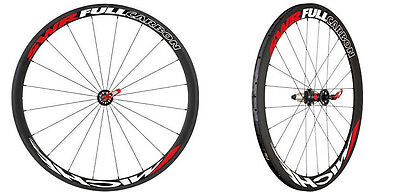 Miche Coppia Ruote Miche SWR FULL CARBON tubolari bicicletta corsa road bike wheelset 