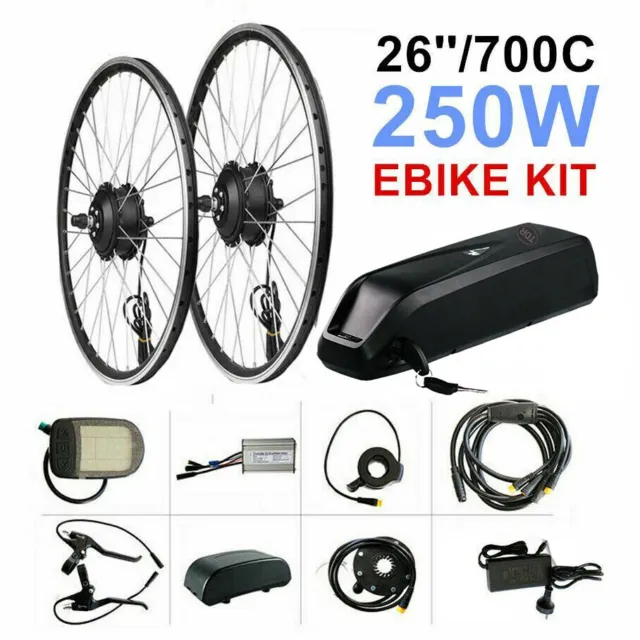 250W Hub 26" inch / 700c 36V EBike Motor E-Bicycle Electric Bike Conversion Kit