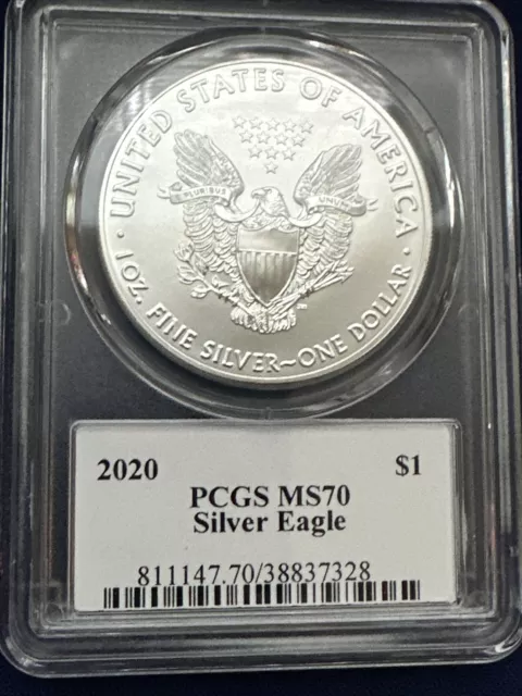 2020 MS 70 American Eagle PCGS Gary Whitley Signed Former US Mint Designer #GW2 2