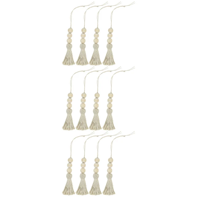 Rustikalen Holz Perle String Perle Serviette Halter Holz Bead Garland