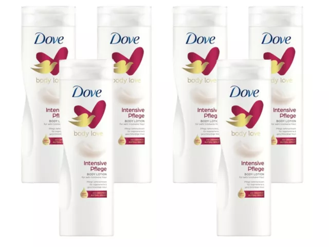 Dove  Body Lotion Intensive Pflege 6x 400ml für sehr trockene Haut