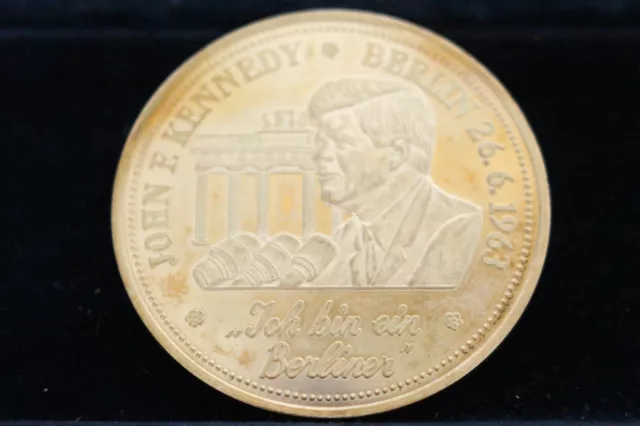 Medaille John F.kennedy Berlin 26.6.1963 "Ich Bin Ein Berliner" #10620