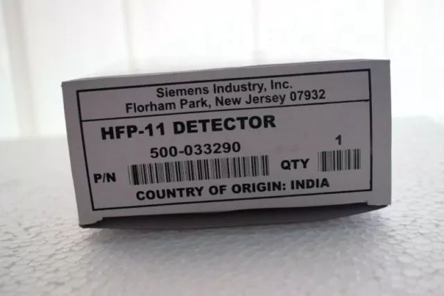 Siemens HFP-11 Fuego Alarma Humo Calor Detector HFP11, Paquete De 1 Piezas