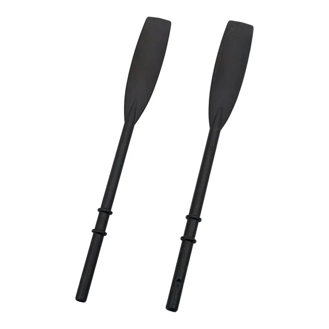 Lot de 2 rames gonflables en plastique durable pour bateau, canoë, sports marins, aviron Lot de 2 rames gonflables en plastique durable pour bateau, canoë, sports marins, aviron