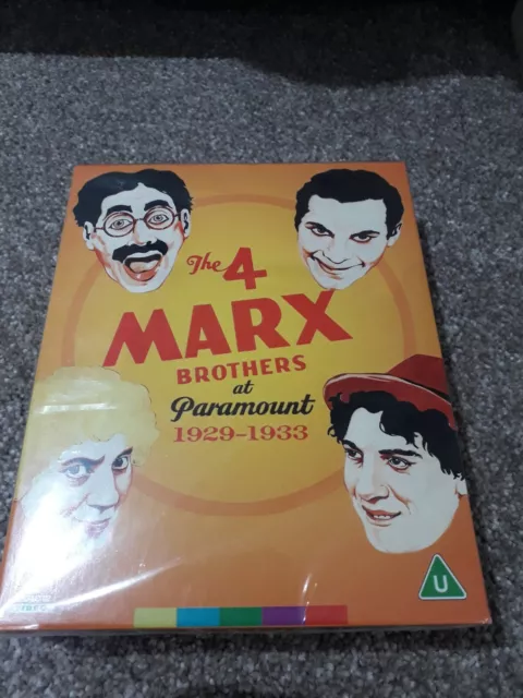 The 4 Marx Brothers at Paramount 1929-1933 blu ray Box set brand new Sealed