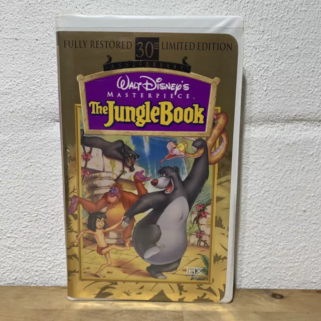 walt disneys the jungle book vhs 30th anniversary edition 1997