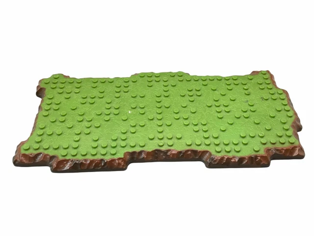 Mega Bloks Dragons Krystal Wars Replacement Part Grass Baseplate 5"x10"