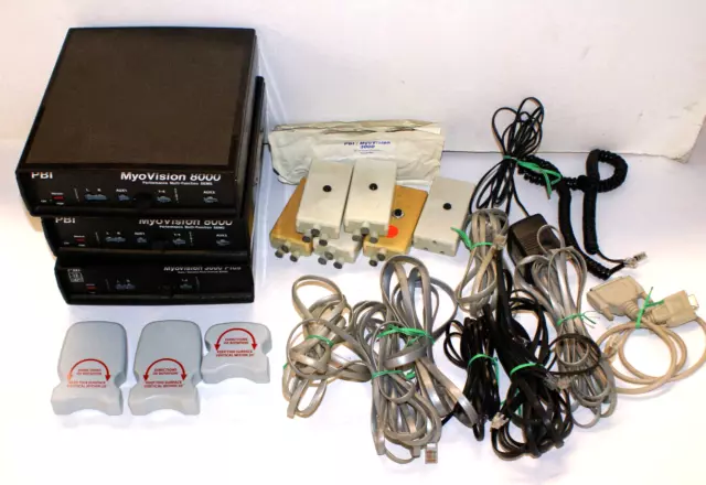 MYOVISION Static/Dynamic sEMG System (2) 8000 (1) 3000 plus accessories