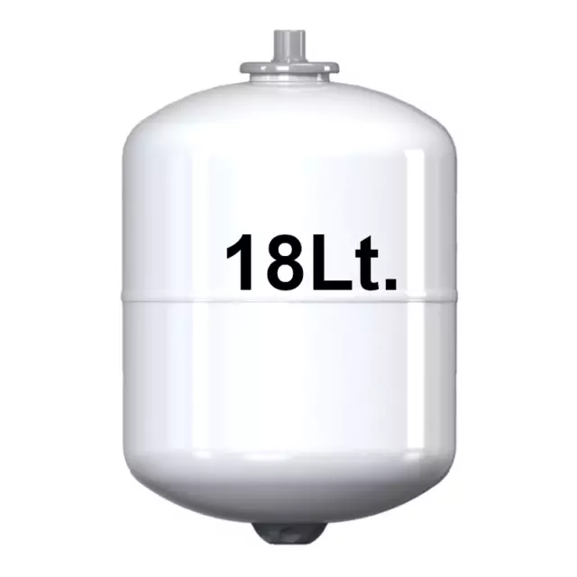 Vaso espansione per impianti solari termici Solarvarem bianco 18 LT 8 BAR 130°C