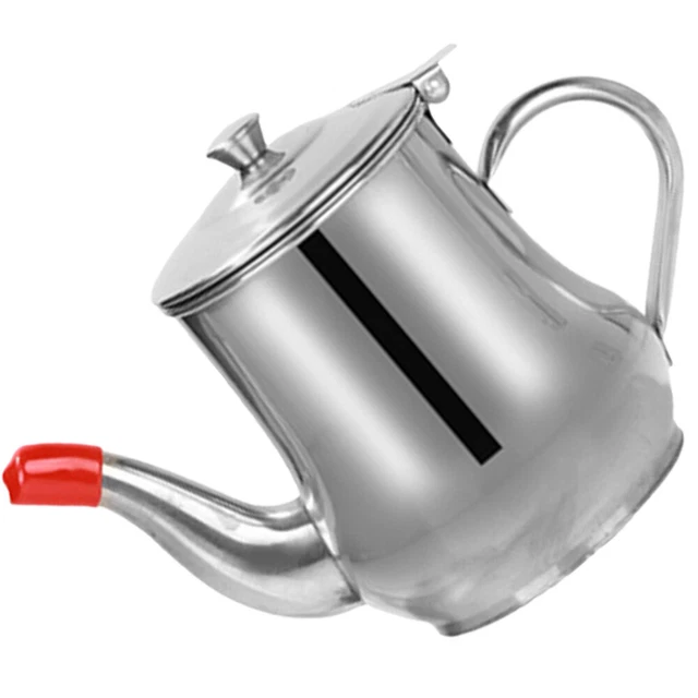 Dispenser Olio In Acciaio Inox 500ml - Beccuccio Antigoccia Per Cucina E BBQ - Foto 11