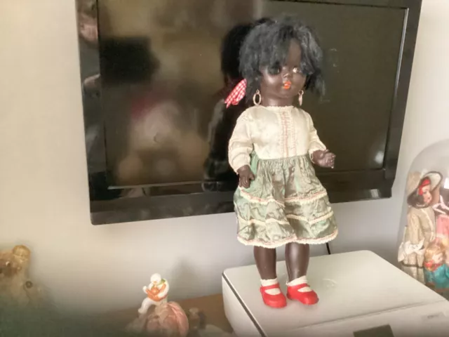 Three Antique Vintage Black Dolls For Restoration