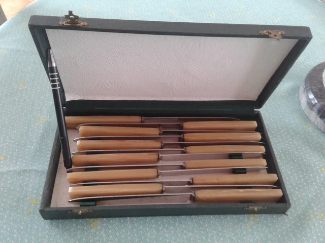 Revenu Illustrer Suppression coffret couteaux de table élévation Levage Pillage