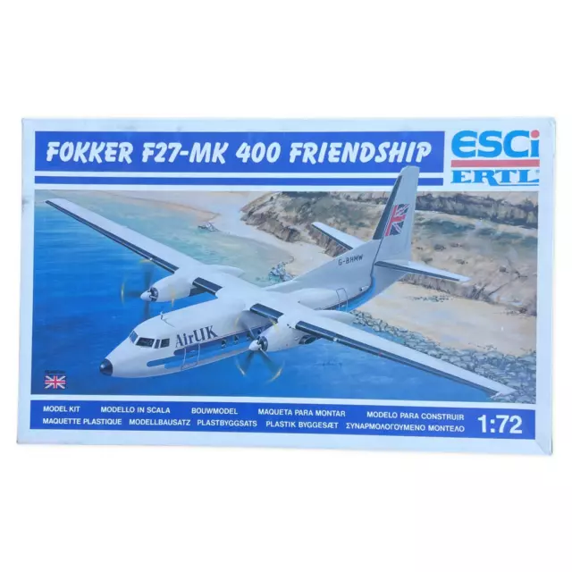 ESCI ERTL Fokker F27-MK 400 Friendship 1/72 Scale Kit OPEN BOX
