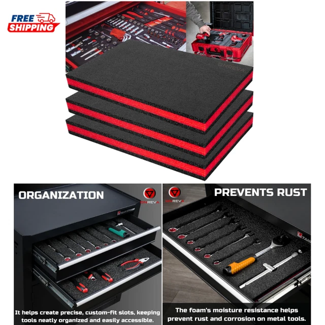 TOOL BOX SHADOW Foam Organizer ToolBox Kaizen Foam Inserts for ...
