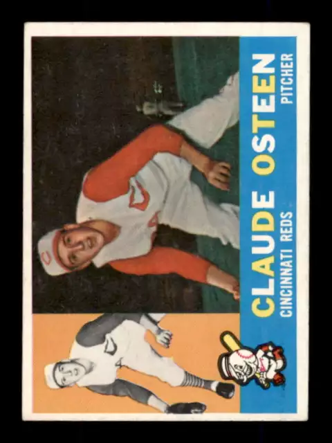 1960 Topps #206 Claude Osteen EX/EX+ Reds 553693