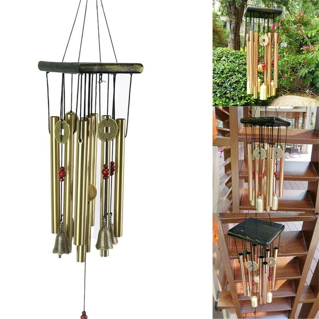 Cloches de cuivre Pendentif Windchimie Ornement suspendu Carillons éoliens