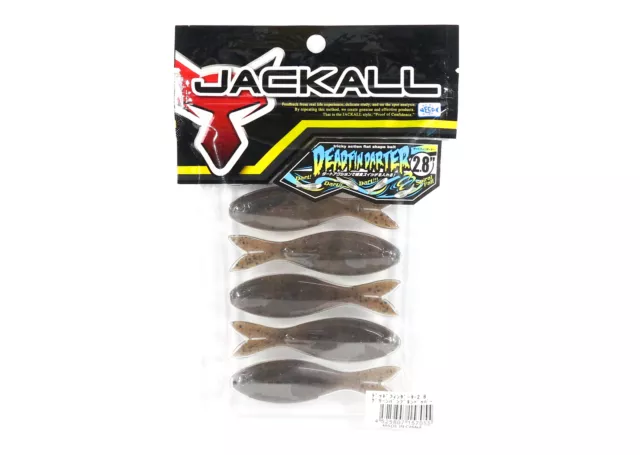 Jackall Soft Lure Dead Fin Darter 2.8 Inch 6 pcs Green Pumpkin P (7055)