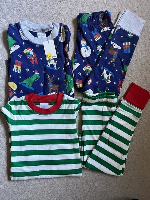 BNWT MINI BODEN Twin Pack Christmas Pyjamas Size 6 Years Boys Girls Dogs Dino 24.99 PicClick UK