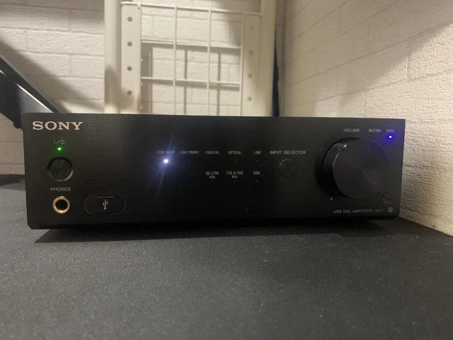 SONY UDA-1 USB DAC Stereo Audio Integrated Amplifier Working