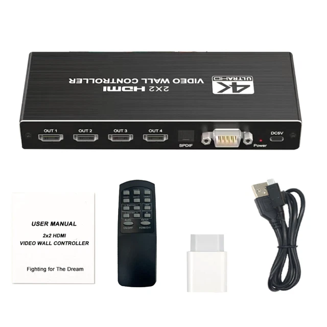 1X2 1X4 1X3 2X1 3x1 4X1 2x2 HDMI DVI Multi Video Controller Processor Splicer g