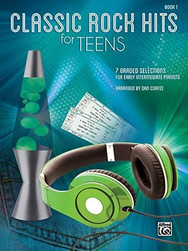 CLASSIC ROCK HITS FOR TEENS, BK 1: 7 GRADED SELECTIONS FOR By Dan Coates *VG+*