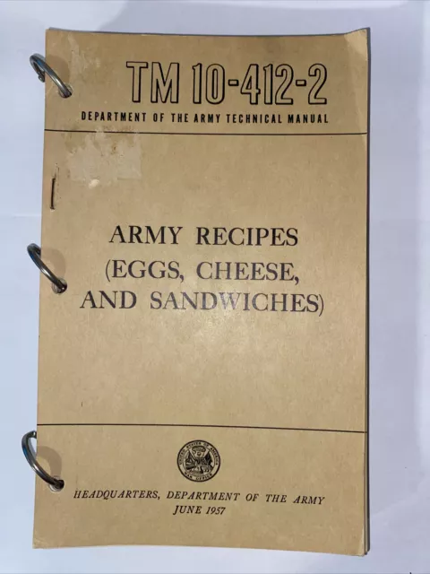 Army Manuals TM 10-412 (1950) TM 10-412-2 (1957), TM 10-412-3 (1959)