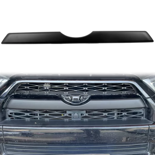 Matte Black Center Grille Grill Cover Trim For Toyota 4Runner Limited 2014-2024