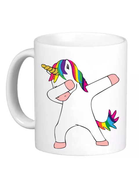 Tazza MUG UNICORNO DAB STYLE -  BAMBINI REGALO SIMPATICA DIVERTENTE 265