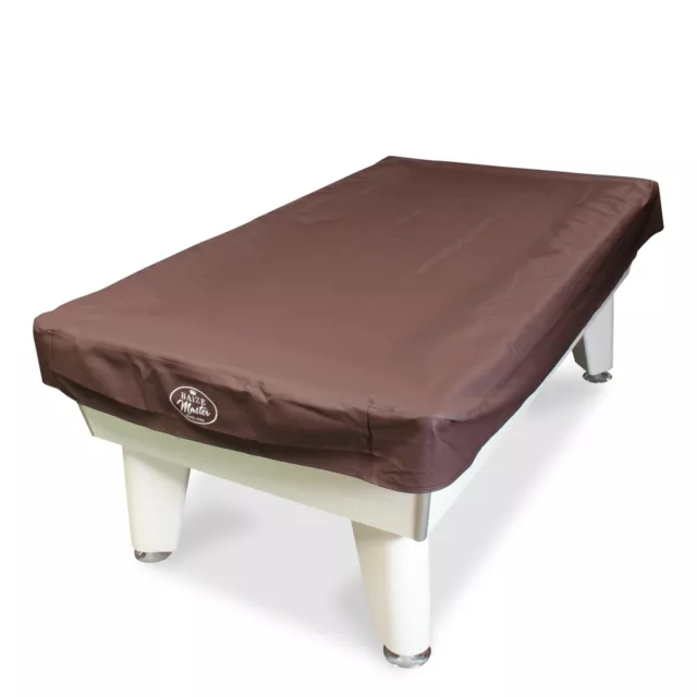 Baize Master 7ft LUXURY Heavy Duty Leatherette 7ft UK Pool Table Cover - Brown