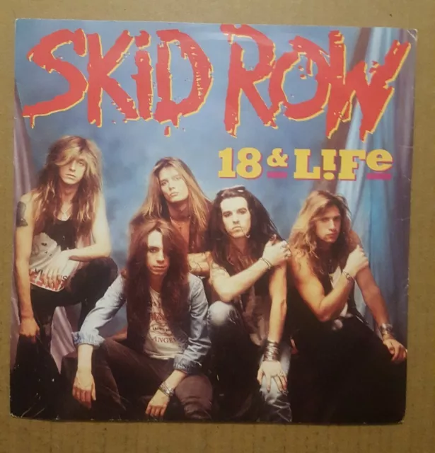 Skid Row  -  18 & Life / Midnight Tornado.  7” Single. (1989)