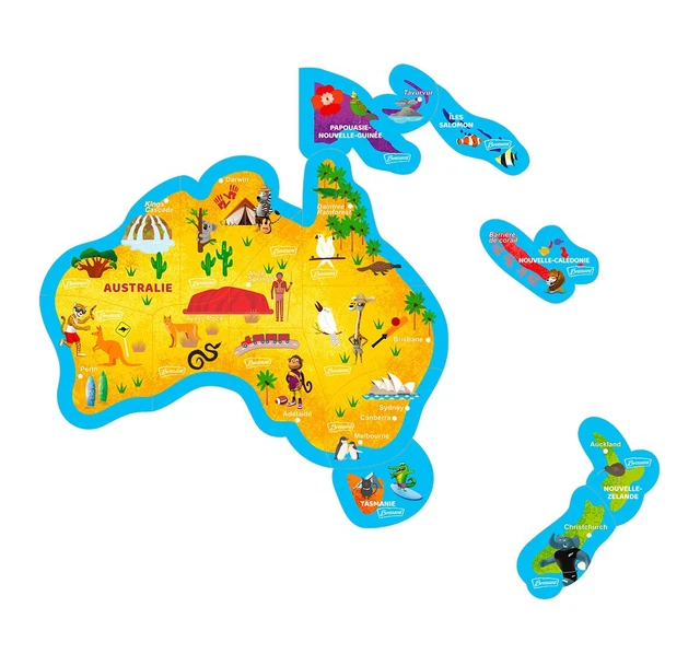 CARTE COMPLÈTE OCEANIE de Brossard de 15 neufs mais non