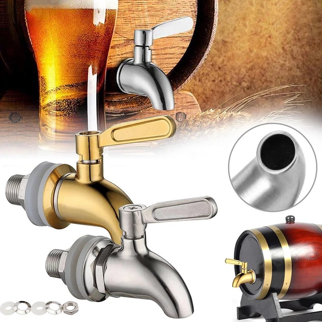 Barricas de cerveza Protege el medio ambiente puntas dispensador de bebidas acero inoxidable oro