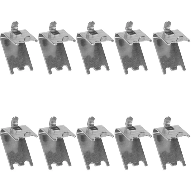 Lot De 20 Clips Support étagère Pour Réfrigérateur/congélateur - Plastique Blanc - 4,8x2,3x1,9 Cm