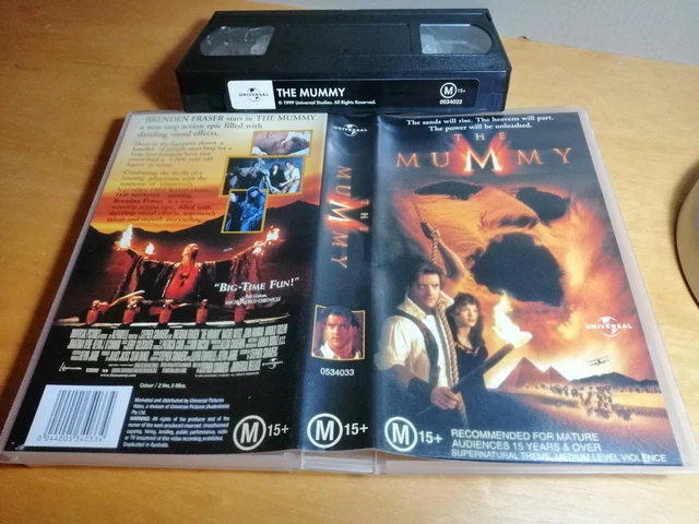 THE MUMMY: BRENDAN Fraser, Rachel Weisz 1999 Universal Pictures VHS ...