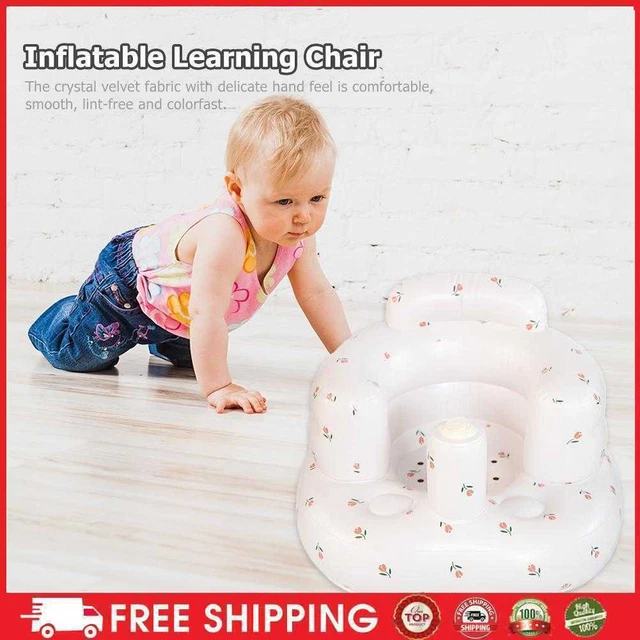 Carino divano bambino in PVC per imparare a sedersi bambino bambino sgabello da bagno gonfiabile