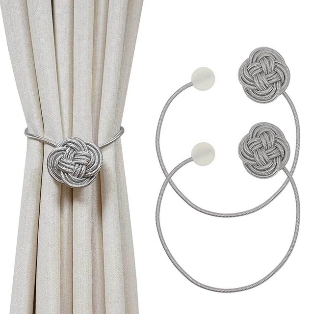 Strong Magnetic Curtain Tie Backs Clips Buckle Holder Home Window Decor Gifts