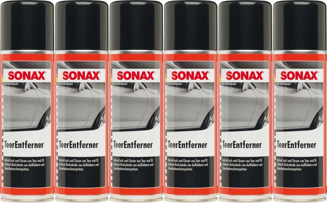 Sonax rimozione catrame 300 ml - set VPE - 6 pezzi - 03342000