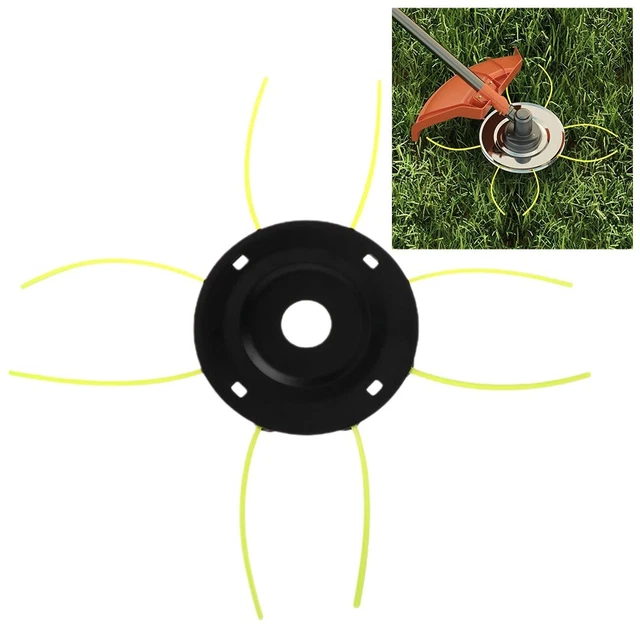 1Set Grass Trimmer Head With 4 Cables Brush Cutter Accessory Home Garden-Tool