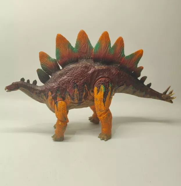 Seltene Vintage 1997 Resaurus Gemetzel STEGOSAURUS Dinosaurier ACTION Figur 11,5" Spielzeug