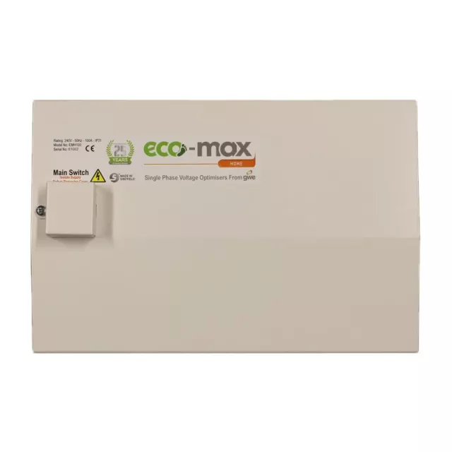 GWE Eco Max 100A Single Phase Single Voltage Optimisation Unit - EMH100