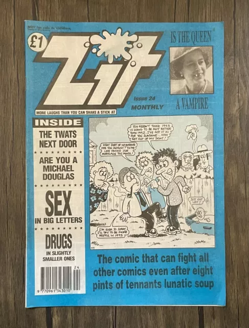 Zit Comic - 1990s  - Issue 24 - Ref C82 - Free Postage